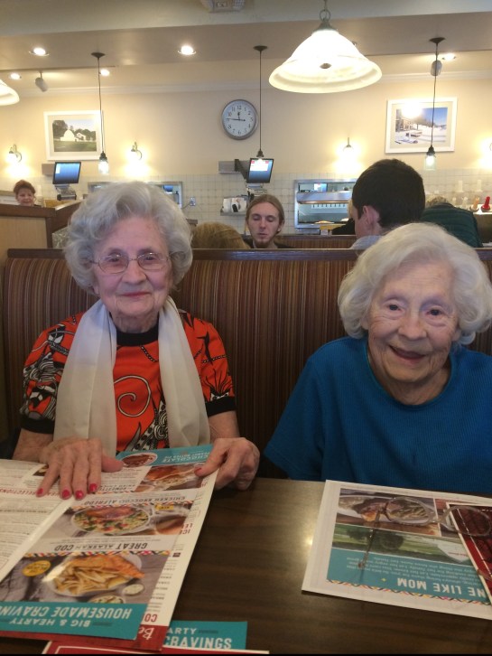 Ninety Three and Two Year Old Sisters